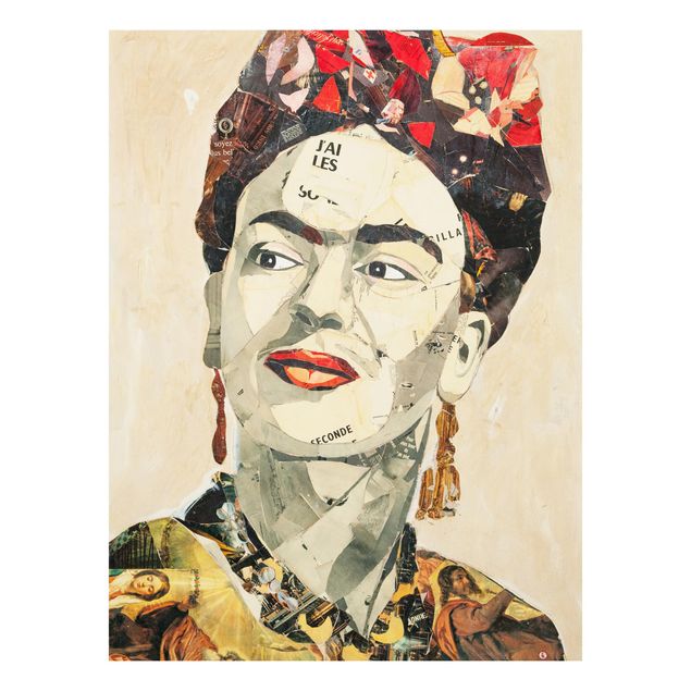 Billeder kunsttryk Frida Kahlo - Collage No.2