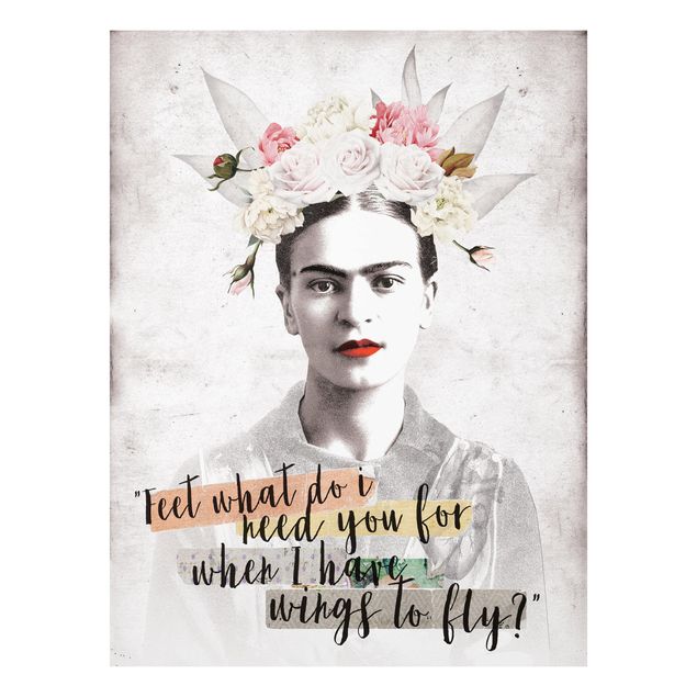 Billeder kunsttryk Frida Kahlo - Quote