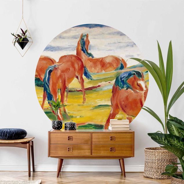 Kunst stilarter ekspressionisme Franz Marc - Grazing Horses