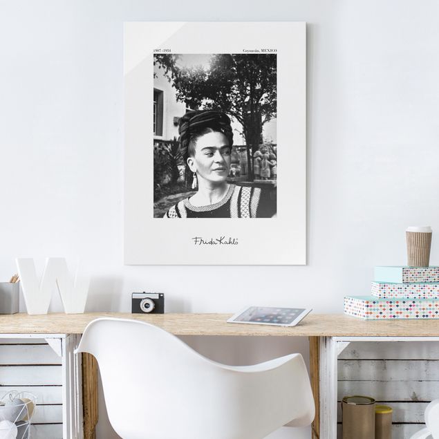 Billeder kunsttryk Frida Kahlo Photograph Portrait In The Garden