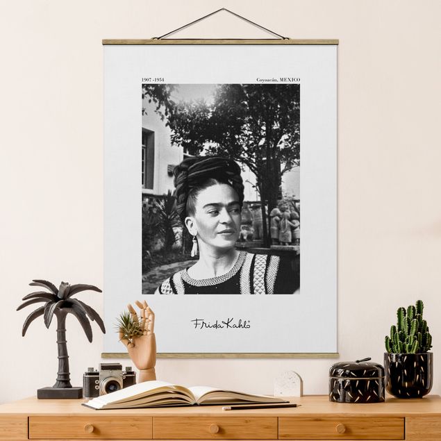 Billeder kunsttryk Frida Kahlo Photograph Portrait In The Garden