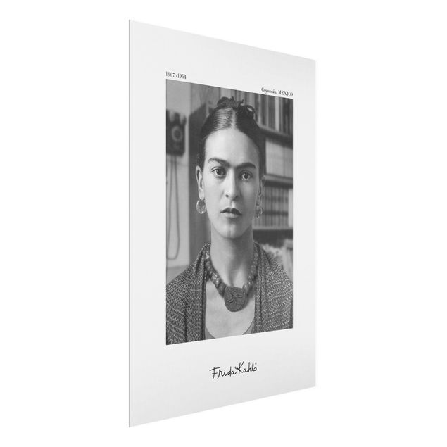 Billeder sort og hvid Frida Kahlo Photograph Portrait In The House