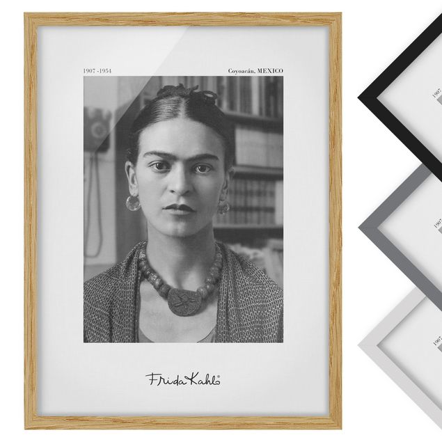 Billeder Frida Kahlo Frida Kahlo Photograph Portrait In The House