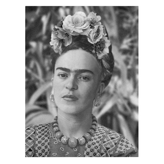Billeder Frida Kahlo Frida Kahlo Photograph Portrait With Flower Crown