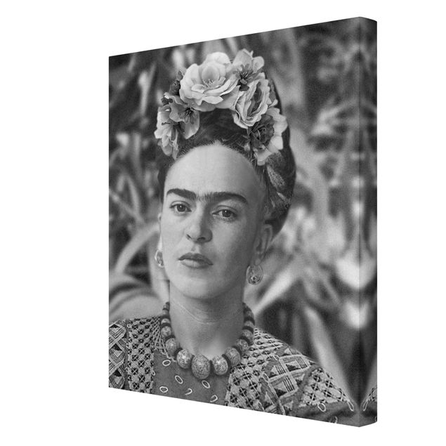 Billeder Frida Kahlo Photograph Portrait With Flower Crown