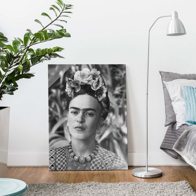 Billeder portræt Frida Kahlo Photograph Portrait With Flower Crown