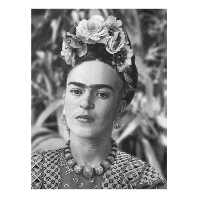 Billeder Frida Kahlo Frida Kahlo Photograph Portrait With Flower Crown
