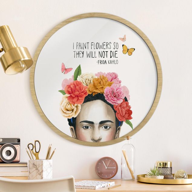 Rund billeder Frida's Thoughts - Flowers