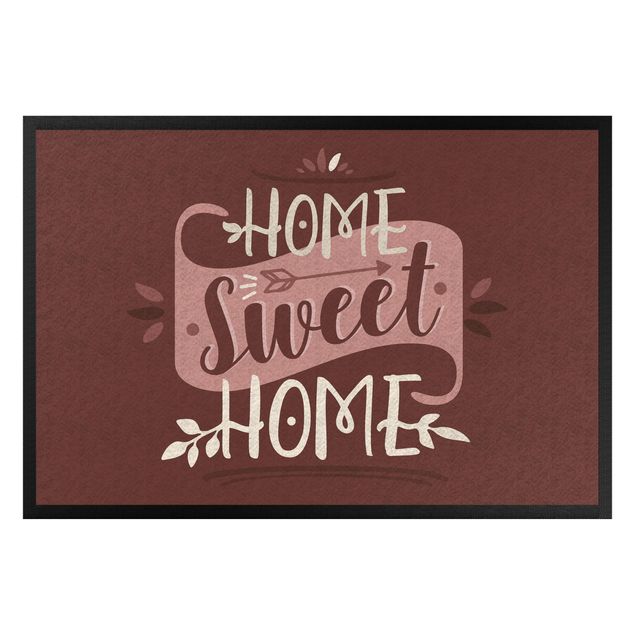 Dørmåtter familie Home sweet Home Vintage