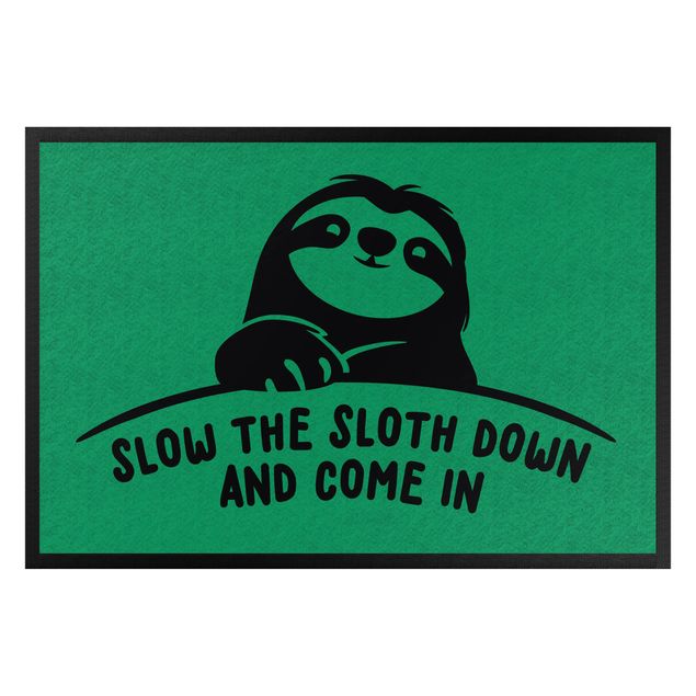 Dørmåtter sjovt Slow Down The Sloth