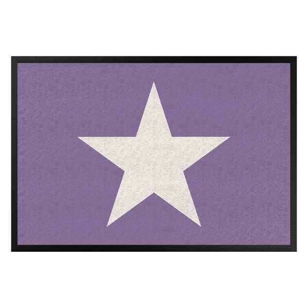 Dørmåtter stjerner Star In Lilac