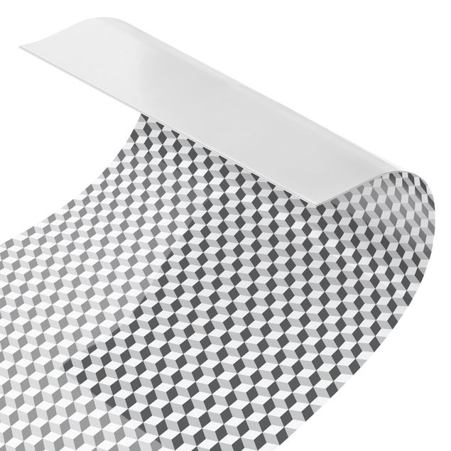 Stænkplader Geometrical Tile Mix Cubes Grey