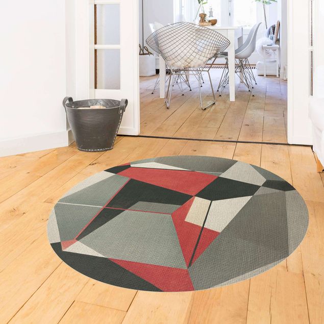 moderne gulvtæppe Geometrical Fox