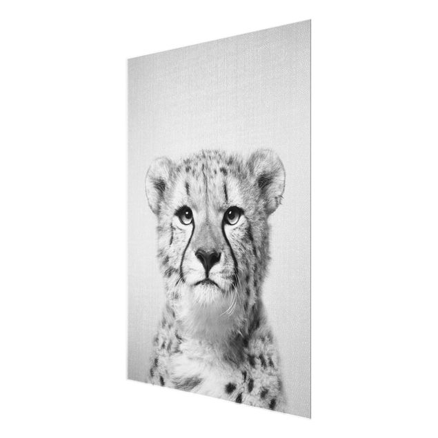 Billeder Gal Design Cheetah Gerald Black And White