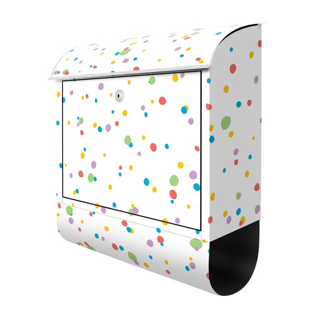 Postkasser Drawn Little Dots Colourful