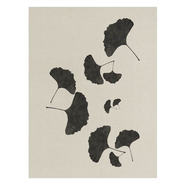 Billeder Ginkgo Composition In Black And White