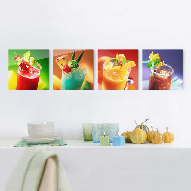 Billeder moderne colourful cocktails