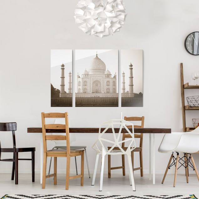 Glasbilleder arkitektur og skyline Taj Mahal