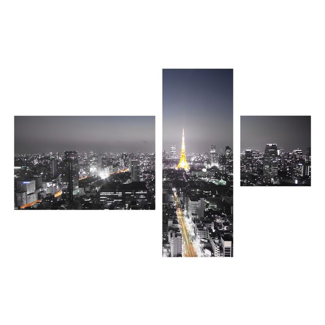 Billeder moderne Tokyo Collage
