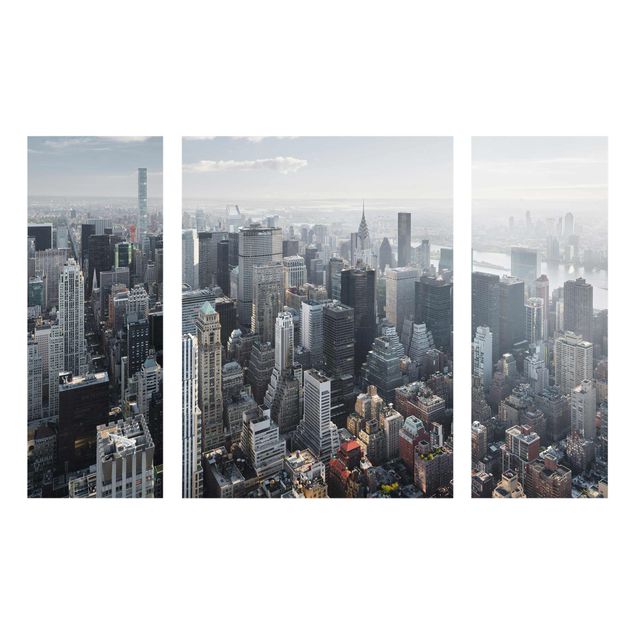 Glasbilleder arkitektur og skyline Upper Manhattan New York City
