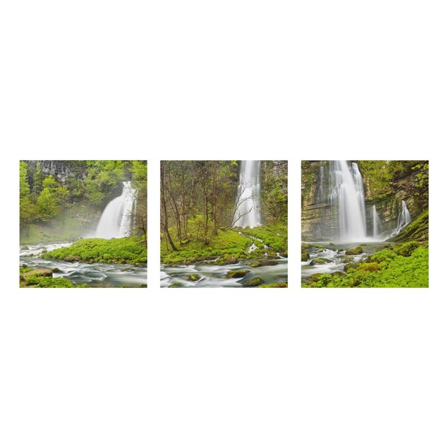 Billeder landskaber Waterfalls Cascade De Flumen