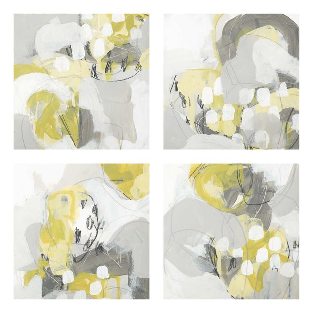 Billeder abstrakt Lemons In The Fog Set II