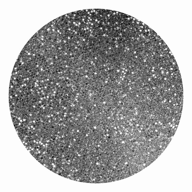 Moderne tapet Glitter Confetti In Black And White