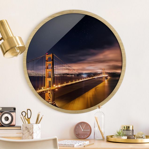 Rund billeder Golden Gate to Stars