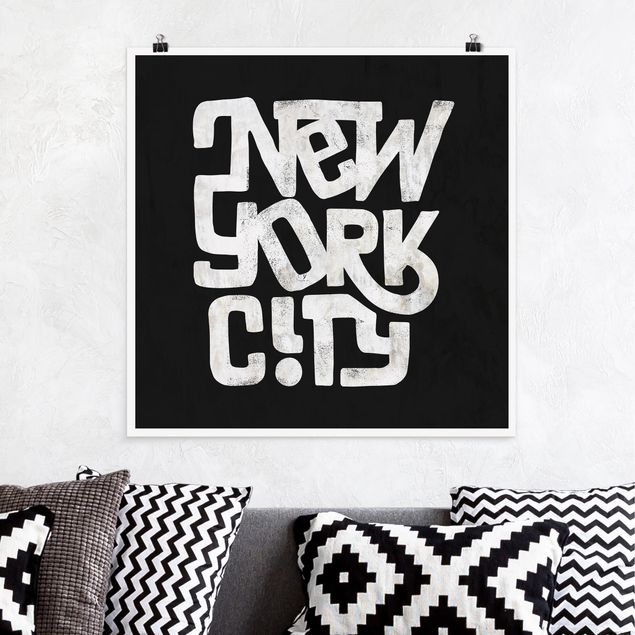 Billeder New York Graffiti Art Calligraphy New York City Black