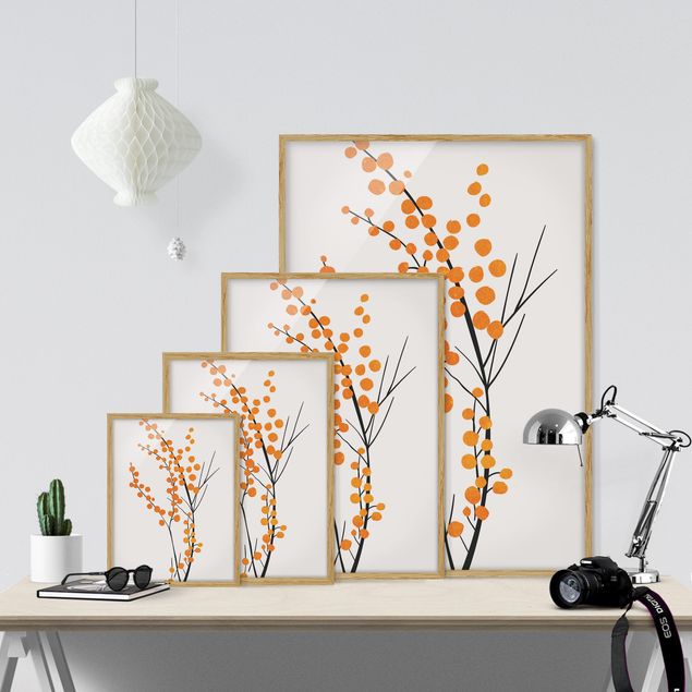 Billeder blomster Graphical Plant World - Berries Orange
