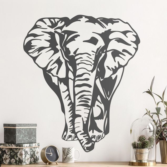 Wallstickers elefanter Big Elephant