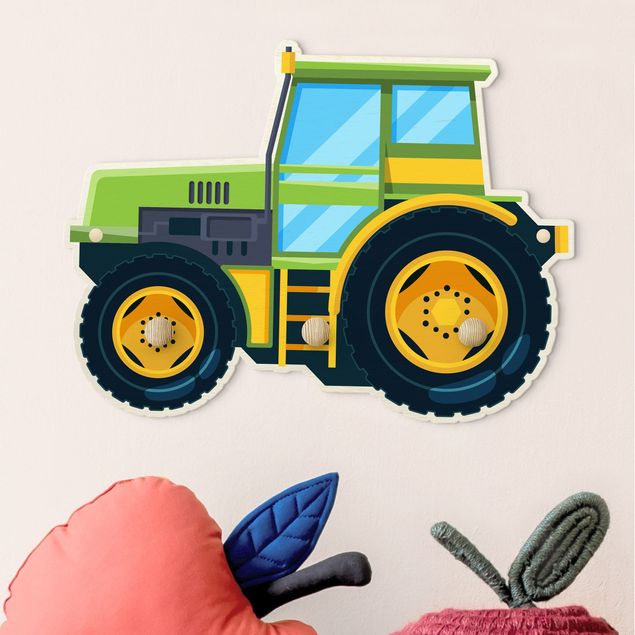 Børneværelse deco Green Tractor