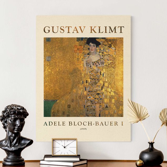 Kunst stilarter art deco Gustav Klimt - Adele Bloch-Bauer I - Museum Edition