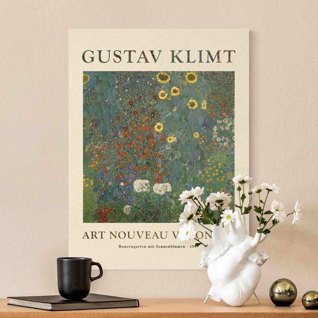 Billeder solsikker Gustav Klimt - Farmer's Garden With Sunflowers - Museum Edition