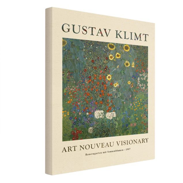 Billeder blomster Gustav Klimt - Farmer's Garden With Sunflowers - Museum Edition
