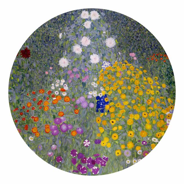 Fototapet blomster Gustav Klimt - Cottage Garden