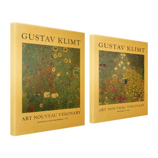 Billeder grøn Gustav Klimt - Farmer's Garden - Museum Edition
