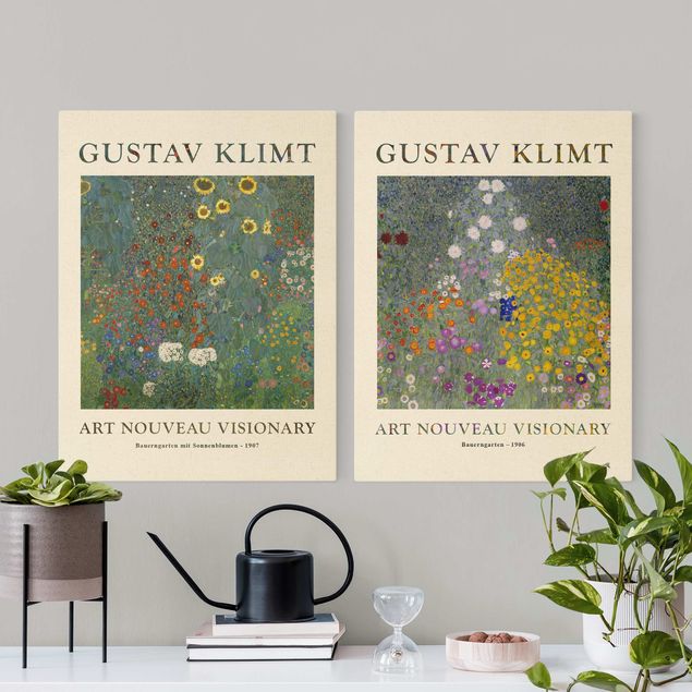 Billeder blomster Gustav Klimt - Farmer's Garden - Museum Edition