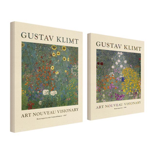 Billeder grøn Gustav Klimt - Farmer's Garden - Museum Edition