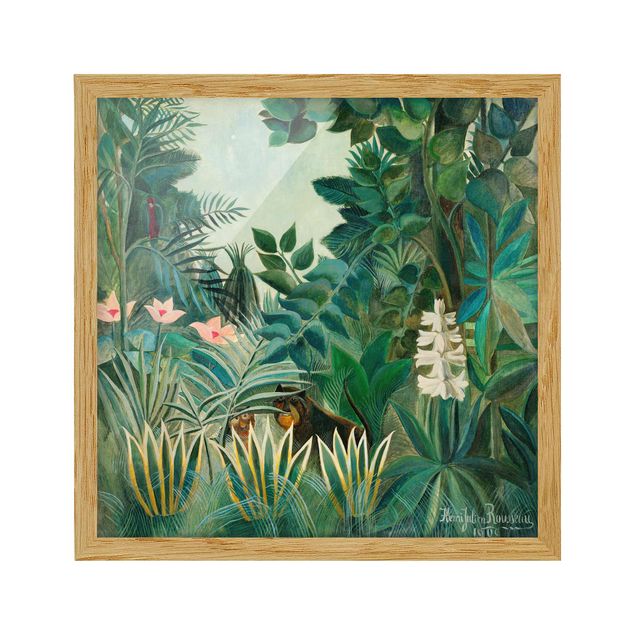 Billeder jungle Henri Rousseau - The Equatorial Jungle