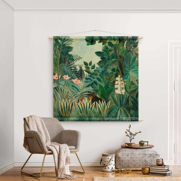 køkken dekorationer Henri Rousseau - The Equatorial Jungle