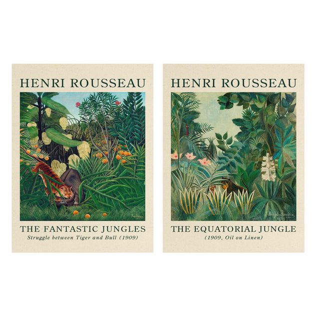 Billeder landskaber Henri Rousseau - Museum Edition The Equatorial Jungle