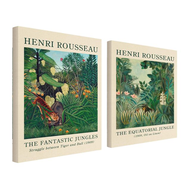 Billeder jungle Henri Rousseau - Museum Edition The Equatorial Jungle