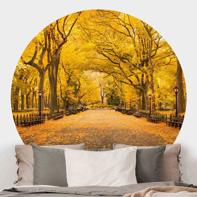 New York tapet  Autumn In Central Park