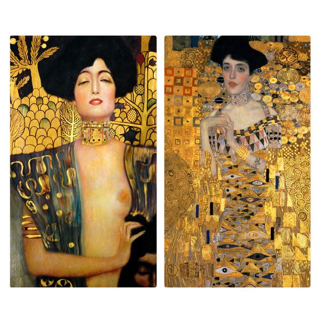 Komfur dækplader Gustav Klimt - Judith and Adele
