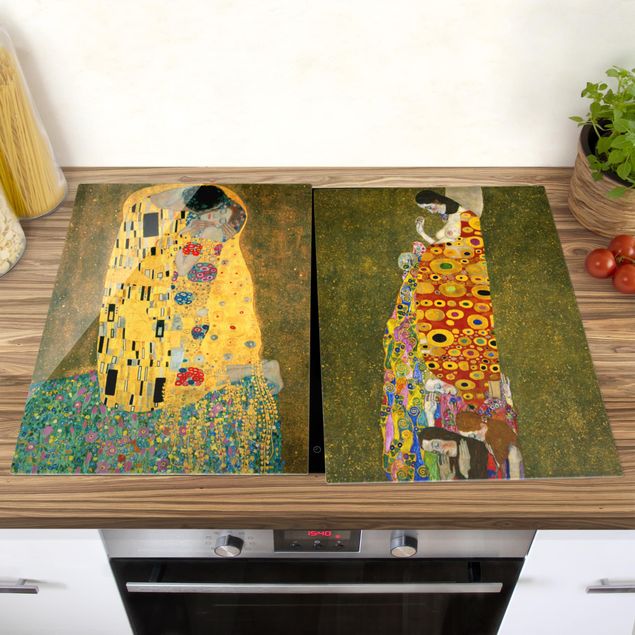 køkken dekorationer Gustav Klimt - Kiss And Hope
