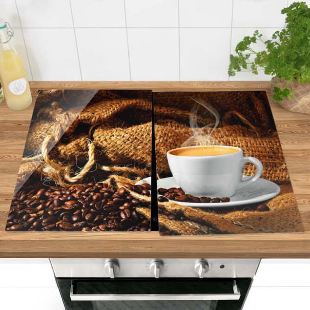 Komfur dækplader bagning og kaffe Morning Coffee