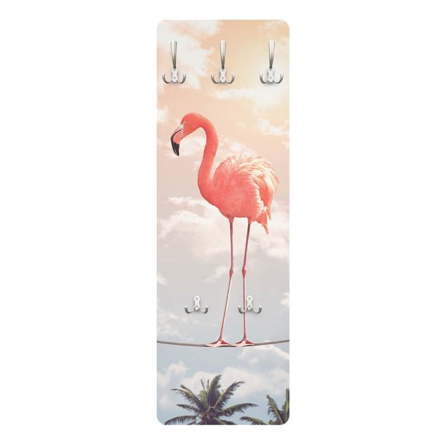 Knagerækker lyserød Sky With Flamingo