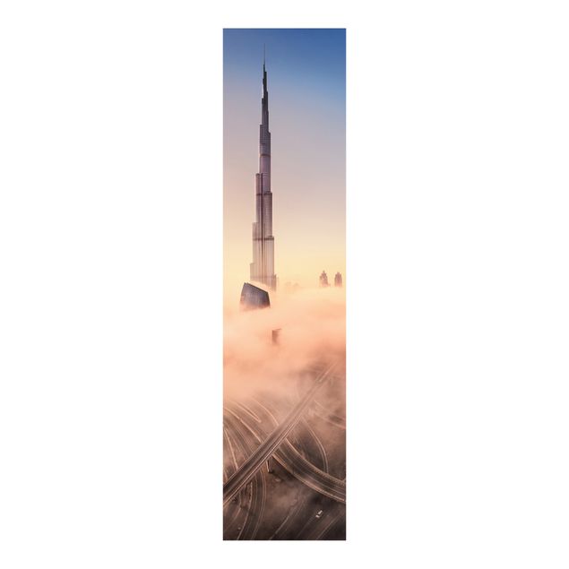 Panelgardiner arkitektur og skyline Heavenly Dubai Skyline