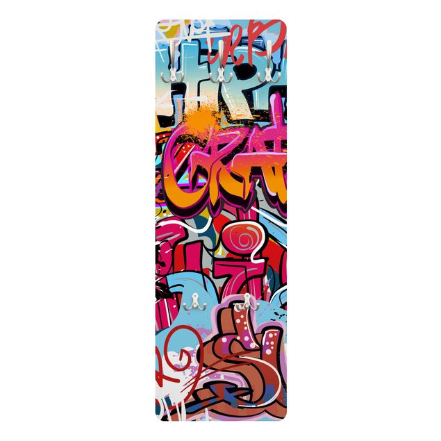 Knagerækker Hip Hop Graffiti